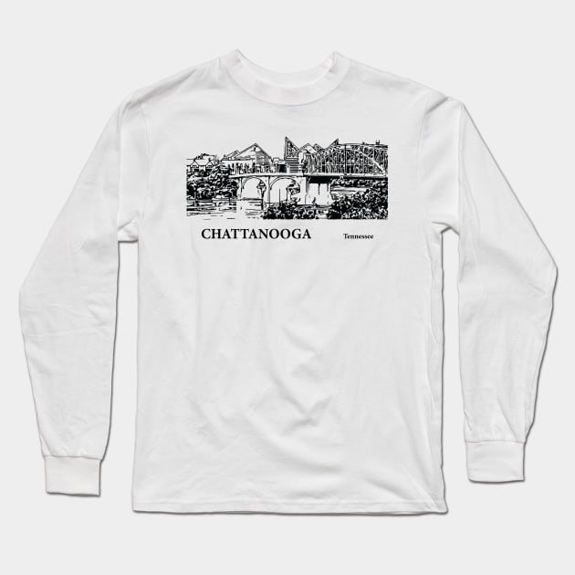 Chattanooga - Tennessee Long Sleeve T-Shirt by Lakeric